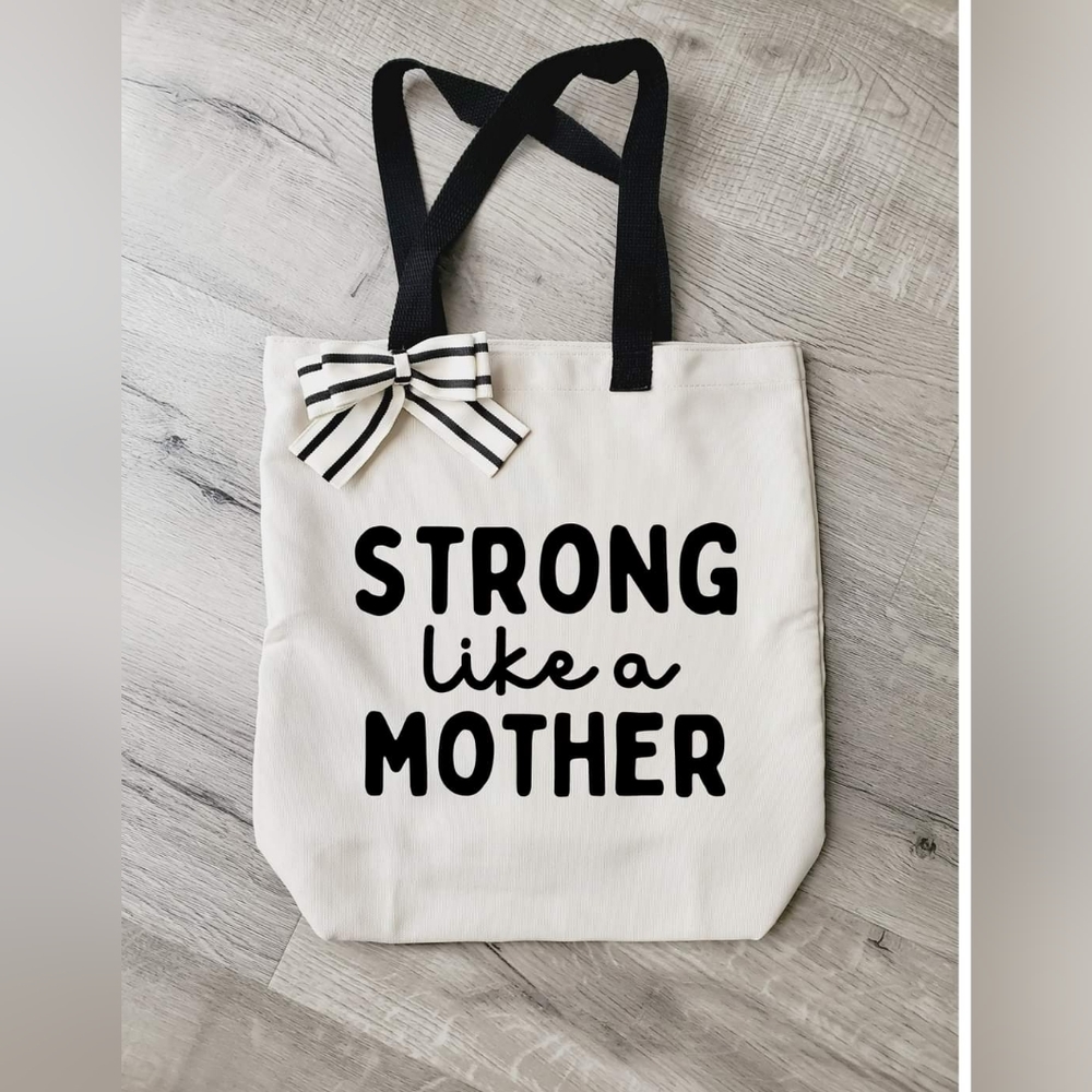 Strong Like A Mother Tote Bag - Picture 2 of 2